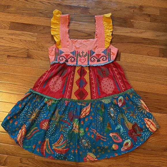 Farm Rio Embroidered Mini Dress - Picture 7 of 8